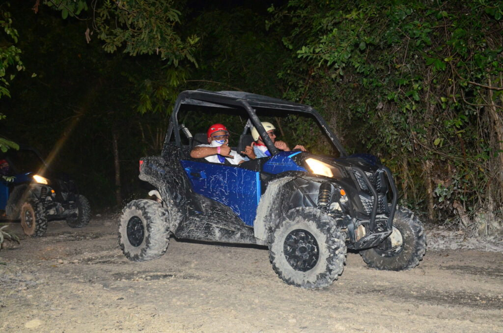 Night ATV Polaris Riding in Punta Cana + Jungle Party, Turf Dinner, and Open Bar at Bávaro Adventure Park - Everything Punta Cana