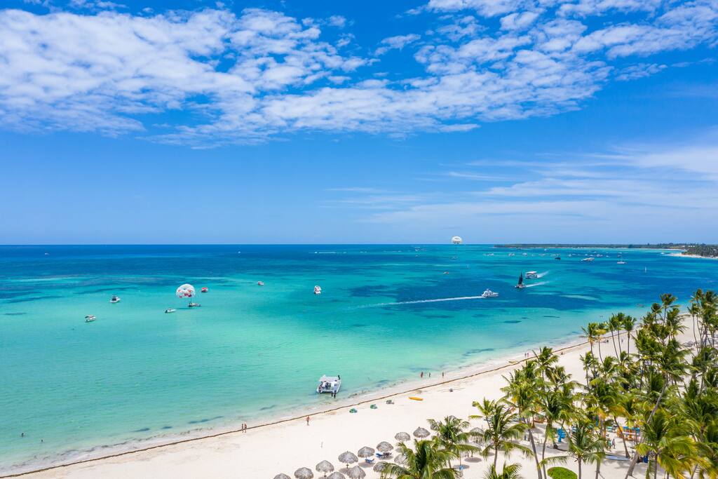 Bavaro Beach in front of the villa