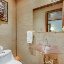 Half bath located in the hallway
