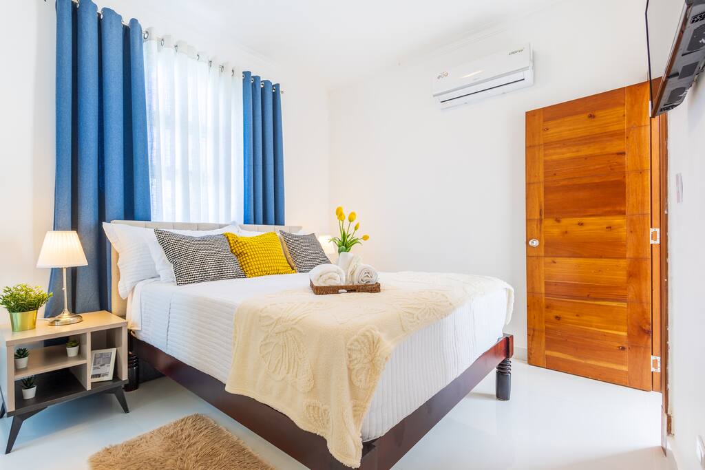 Enjoy a peaceful sleep with air conditioning available in every room.
