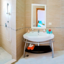 Bathroom with all necessities will make your stay comfortable.