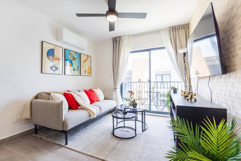 Brand-New Punta Cana 2BR Apartment in Gated Jardines III Community with Gym, Large Pool and Basketball/Volleyball Court - Everything Punta Cana