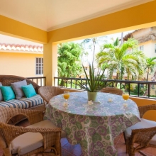A very charming terrace overlooking the area with much greenery for your perfect pasttime