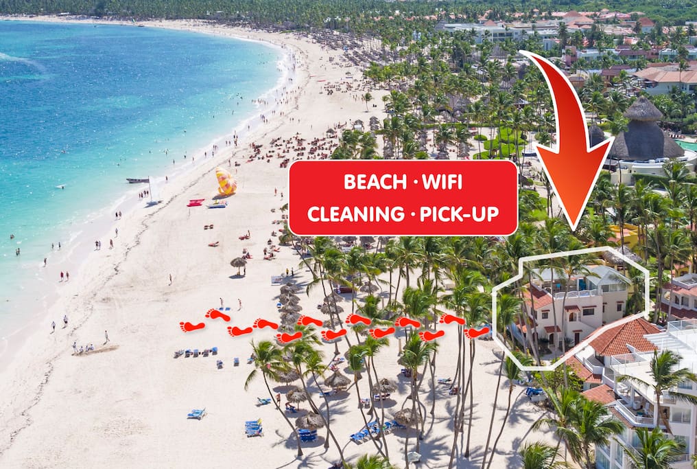 Beach Front Villa 4br with Ocean View for rent in Punta Cana - Everything Punta Cana