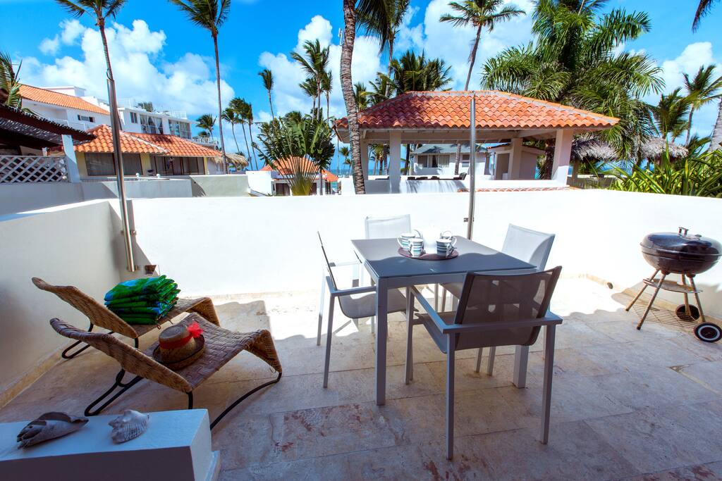 Ocean View Beach Villa Vistamare with Terrace - Everything Punta Cana