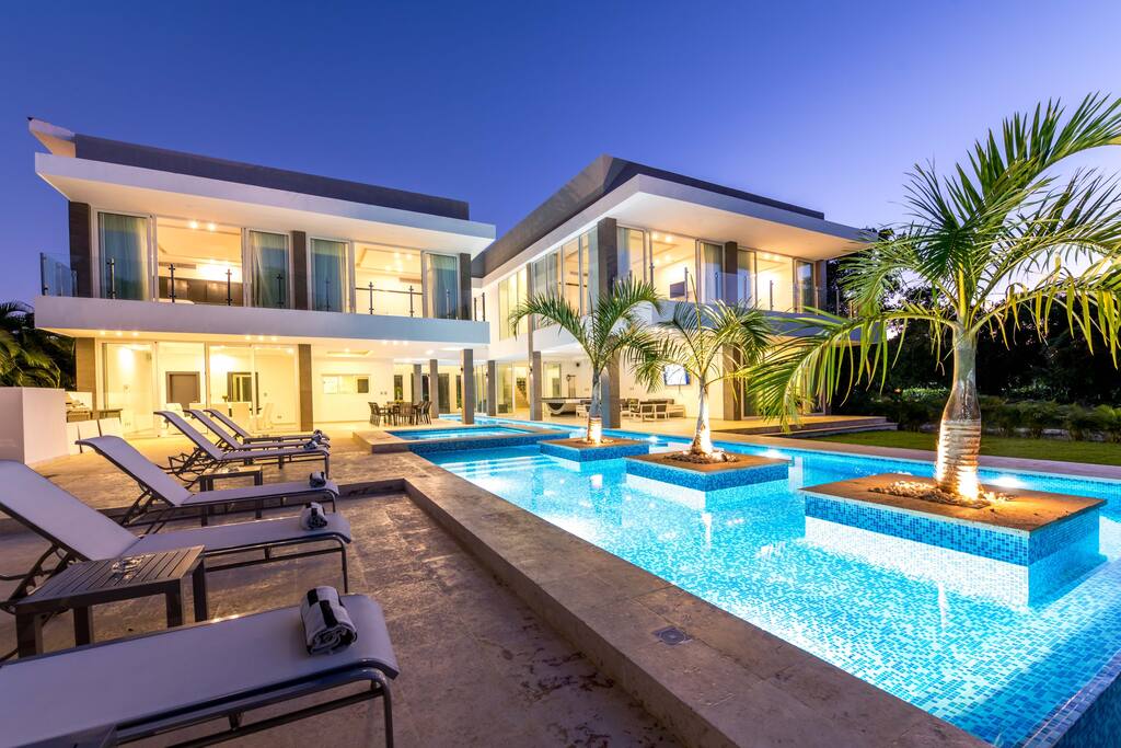 Villa Palma for rent in Punta Cana - ultra modern villa with chef & maid