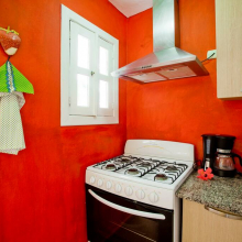 Fully equipped kitchen with kitchen appliances, so you can prepare your own meals.