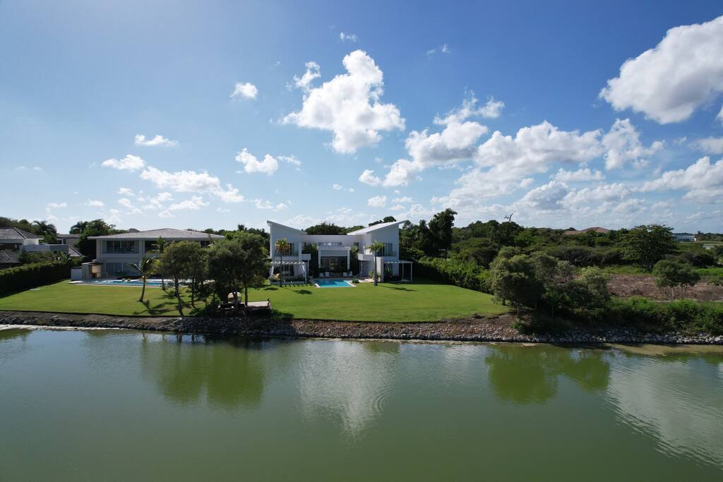 Modern & New Luxury Villa for Rent in Punta Cana – Lakefront Golf Villa with Cook, Maid, Golf Cart - Everything Punta Cana