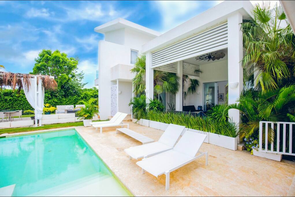 Modern & New Luxury Villa for Rent in Punta Cana – Lakefront Golf Villa with Cook, Maid, Golf Cart - Everything Punta Cana