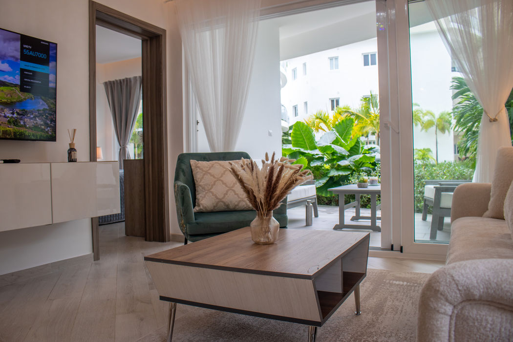 Modern & Quiet Family Apartments for Rent on Bavaro Beach, Punta Cana