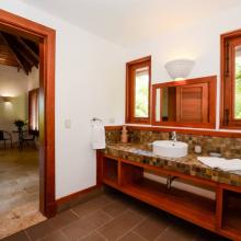 We pay special attention to the cleanliness of the bathrooms in the villa.