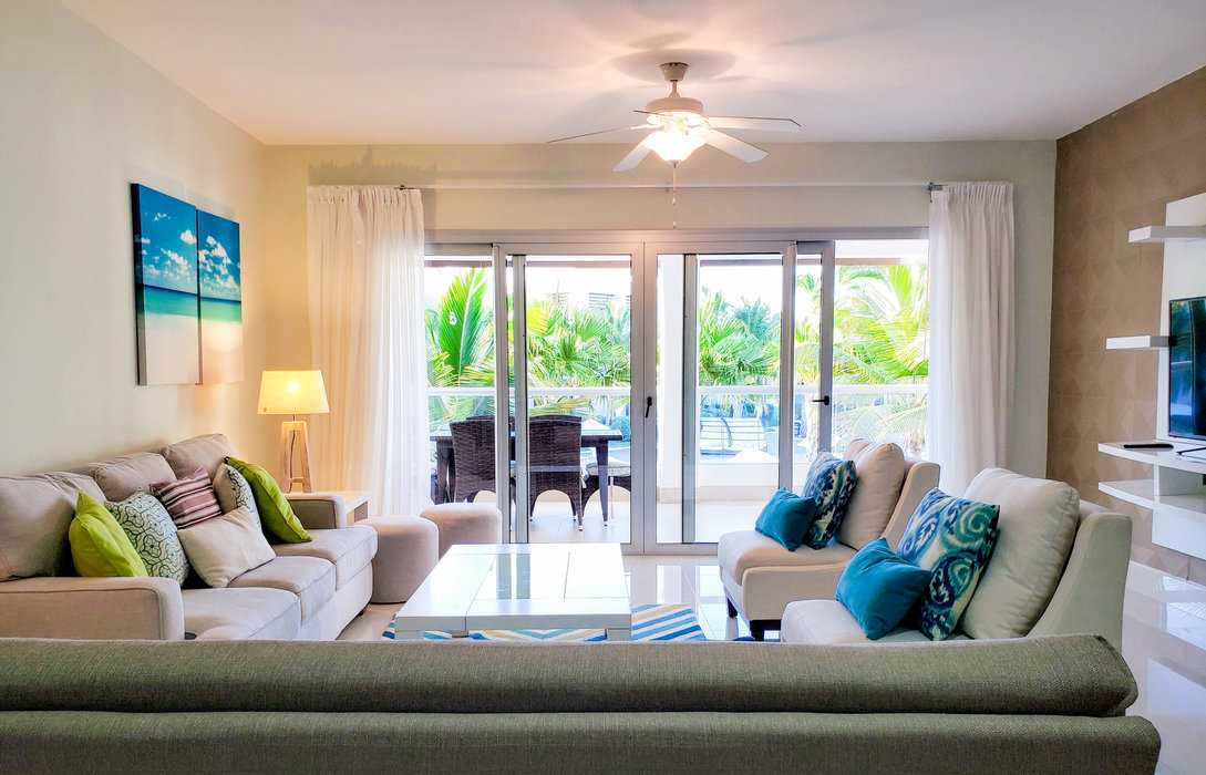 2-Bedroom Apartment for Long-Term Stay at Blue Beach Luxury Resort, Cabeza de Toro, Punta Cana - Everything Punta Cana