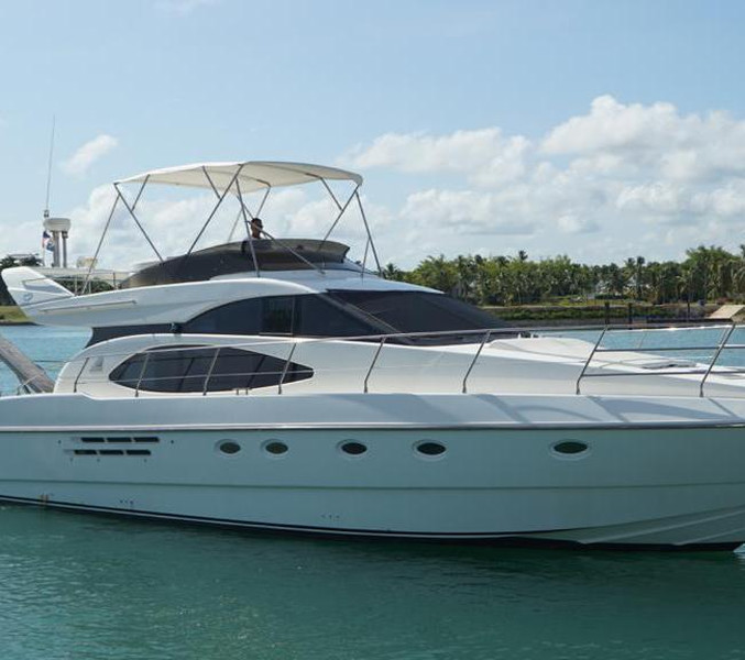 Yacht Charters in Punta Cana –  Cruising Boat Azimut 52 for up to 15 people - Everything Punta Cana