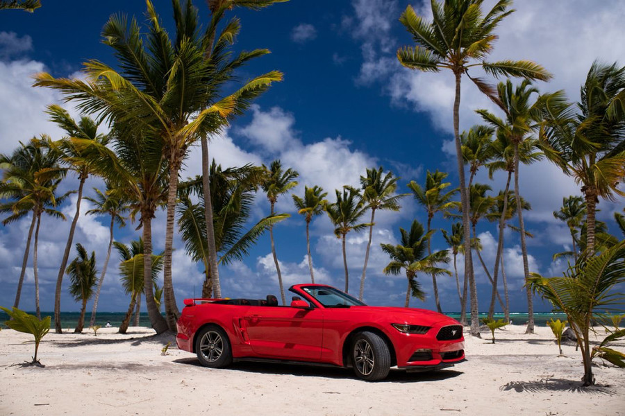 Ford Mustang Convertible <i>Car Rentals in Punta Cana</i> - Everything Punta Cana