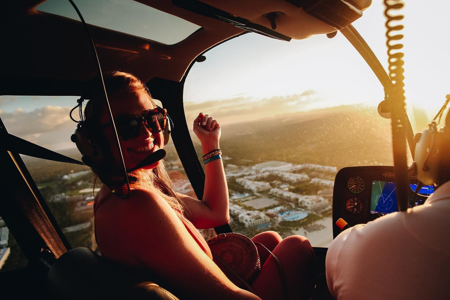 helicopter tour punta cana