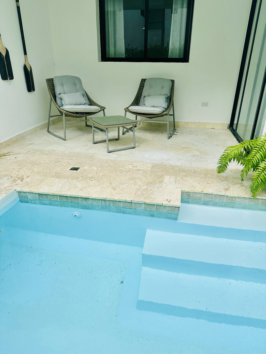Long-Term Vacation Rental in ONA Residences Punta Cana – Fully Furnished 1BR Swim-Up Condo - Everything Punta Cana