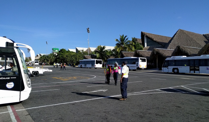 Buses at Punta Cana Airport