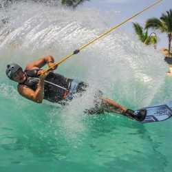 Slalom Water Skiing