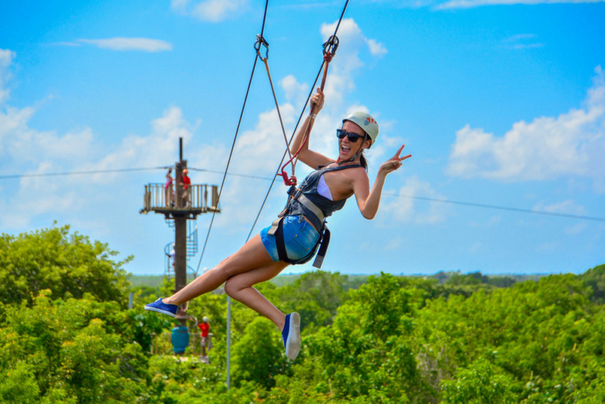 Zipline at Bavaro Adventure Park