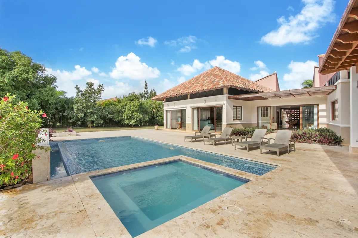 Bird-view of the villa at Casa de Campo Bird-view of the villa at Casa de Campo