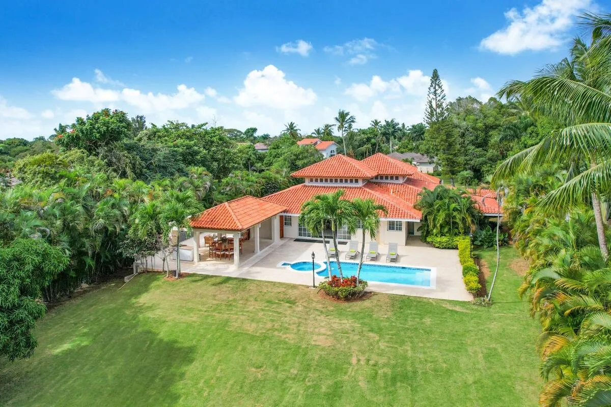 Caribbean style villa in Casa de Campo