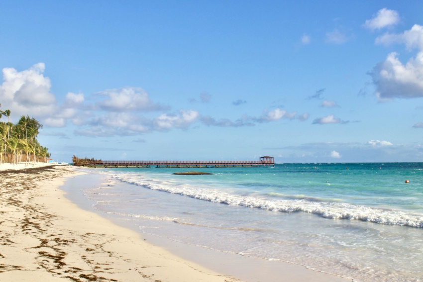 Ocean sands in Punta Cana