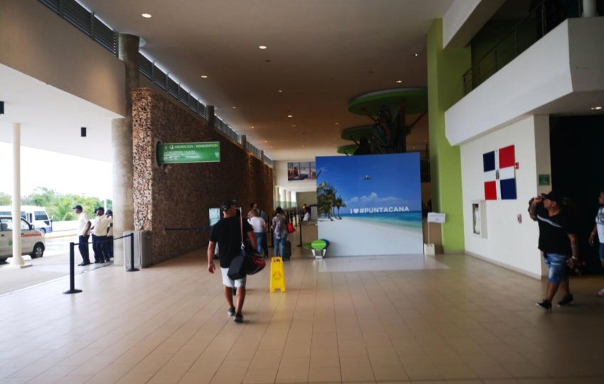 Passport control in Punta Cana Airport