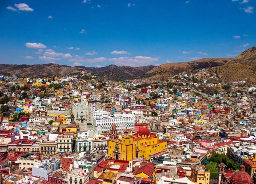 Guanajuato City in Mexico