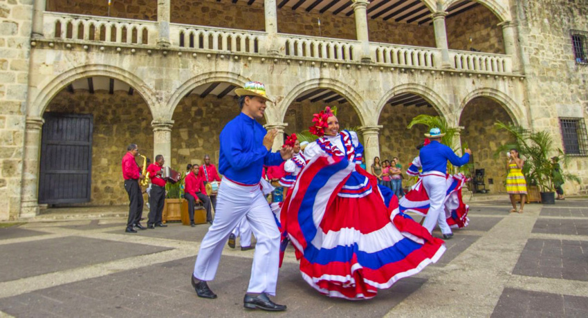 Dominican carnival in La Vega