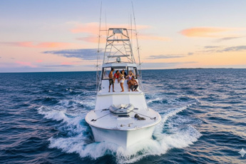 Private Boat in Punta Cana – Hatteras 53 Luxury Boat up to 15 people