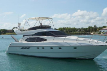 Yacht Charters in Punta Cana –  Cruising Boat Azimut 52 for up to 15 people