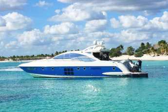 Private Yacht Charter in Punta Cana – Azimut 62 Luxury Boat