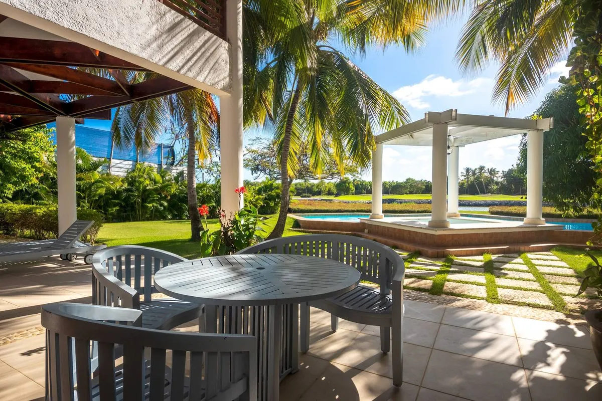 Terrace at the villa