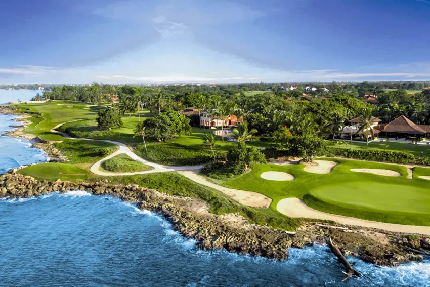 View of Casa de Campo golf courses 