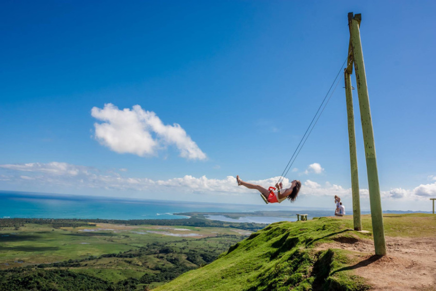 Swings on Redonda Mountain Samana & Redonda Mountain from Punta Cana