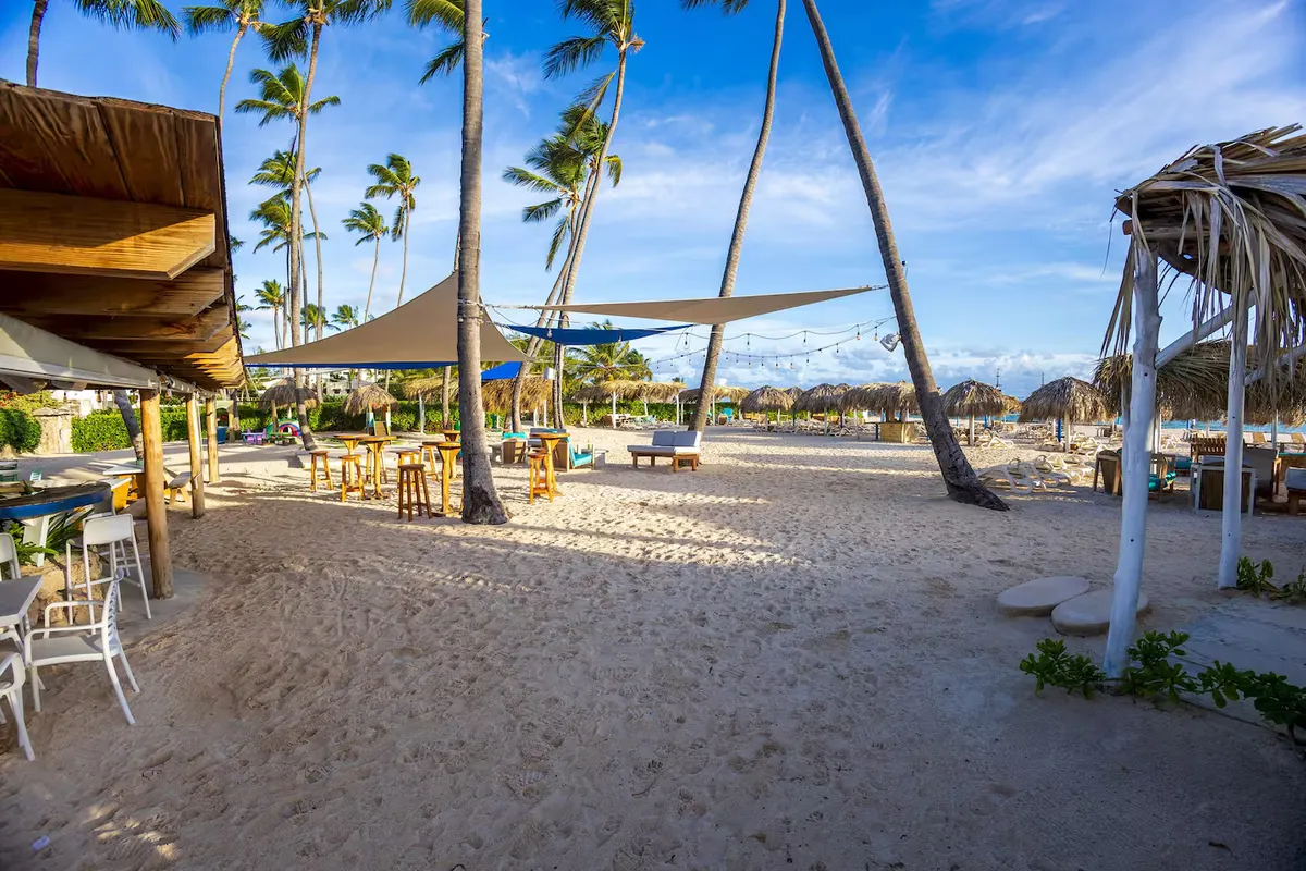 Los Corales Beach in a few steps from the villa