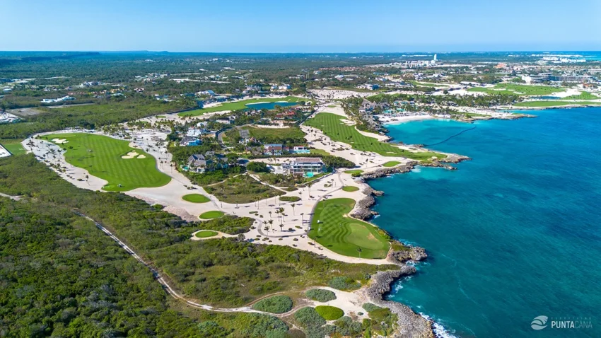 Drone view of Cap Cana resort