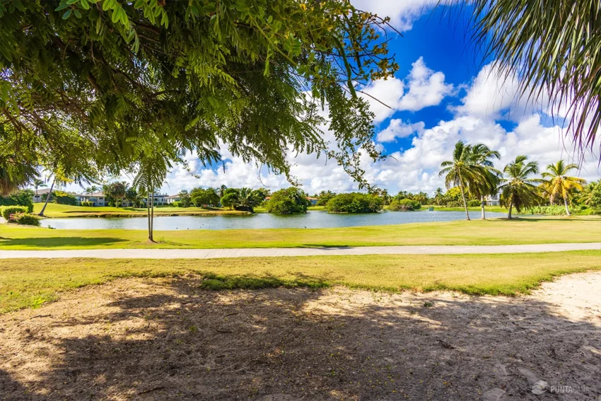 One of the lakes in the Cocotal community, Punta Cana