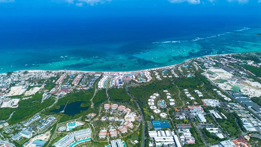 Punta Cana from Drone view