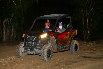 Night ATV Polaris Riding in Punta Cana + Jungle Party, Turf Dinner, and Open Bar at Bávaro Adventure Park Night ATV Polaris Riding in Punta Cana + Jungle Party, Turf Dinner, and Open Bar at Bávaro Adventure Park