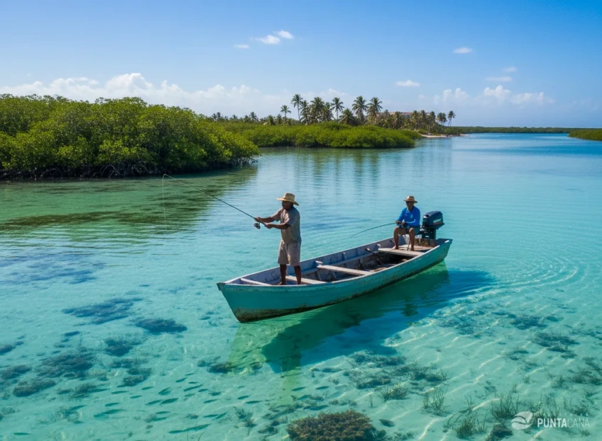 Lagoon Fishing in Punta Cana
