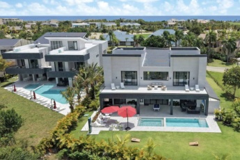Brand New Luxury Twin Villa Estate in Cap Cana for Up to 32 Guests with 2 Private Pools, Private Chef, Full Staff and 4 Golf Carts