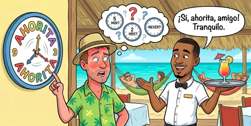 Meaning of 'ahorita' in the DR