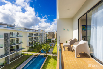 Brand New 1BR Condo in a Gated Eden Tropical Residence, Bavaro, Punta Cana