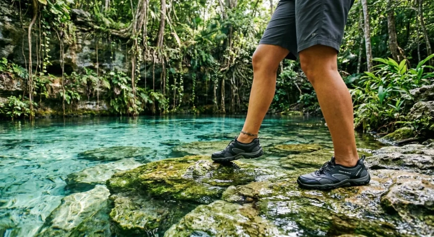 Protective Water Shoes for Visiting Cenotes Protective Water Shoes for Visiting Cenotes
