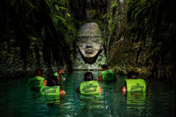 Sacred River Night Tour at Bávaro Adventure Park – Surf & Turf Dinner, and Jungle Party